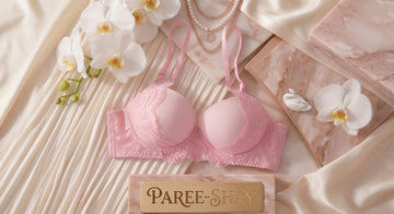 PAREE-SHAY Rose Blossom Lace Push-Up Bra | Women Undergarments Pakistan